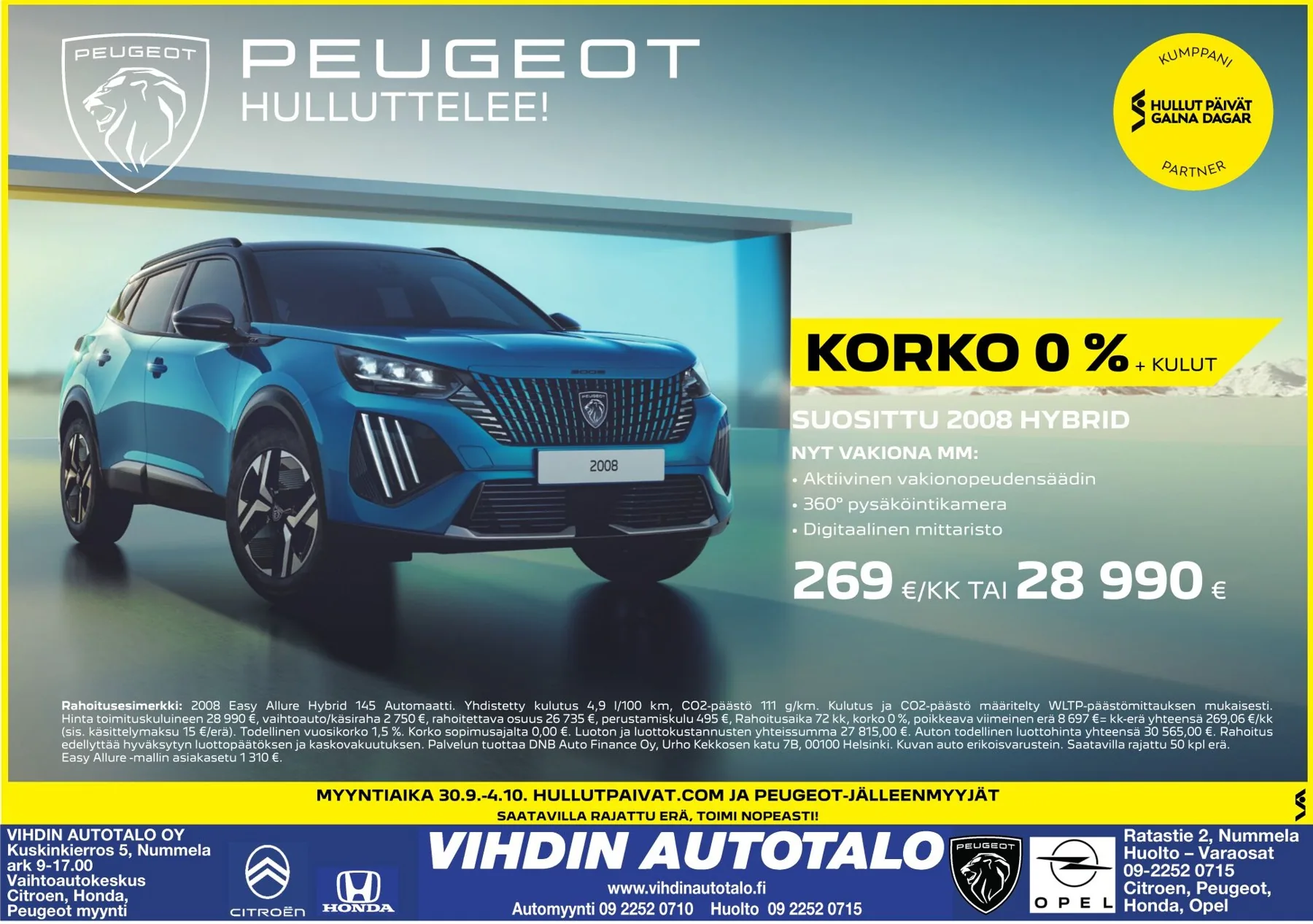 Vihdin Autotalo – Peugeot