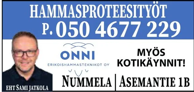 Hammasproteesityöt Onni