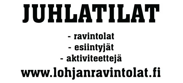 Lohjanravintolat.fi – juhlatilat