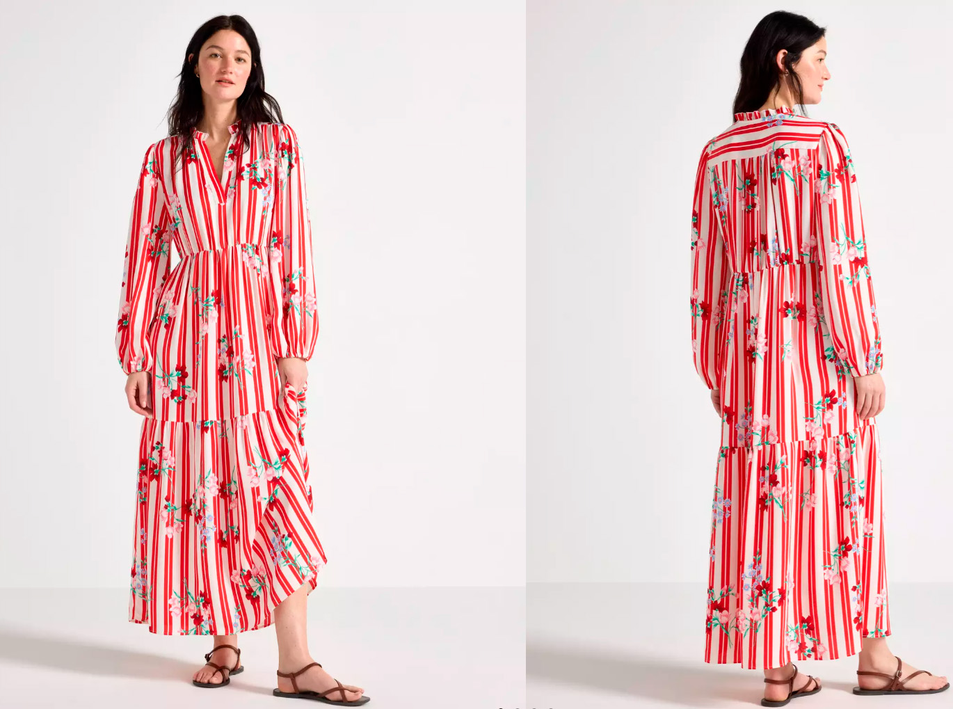 Lindex Pitkähihainen maksimekko