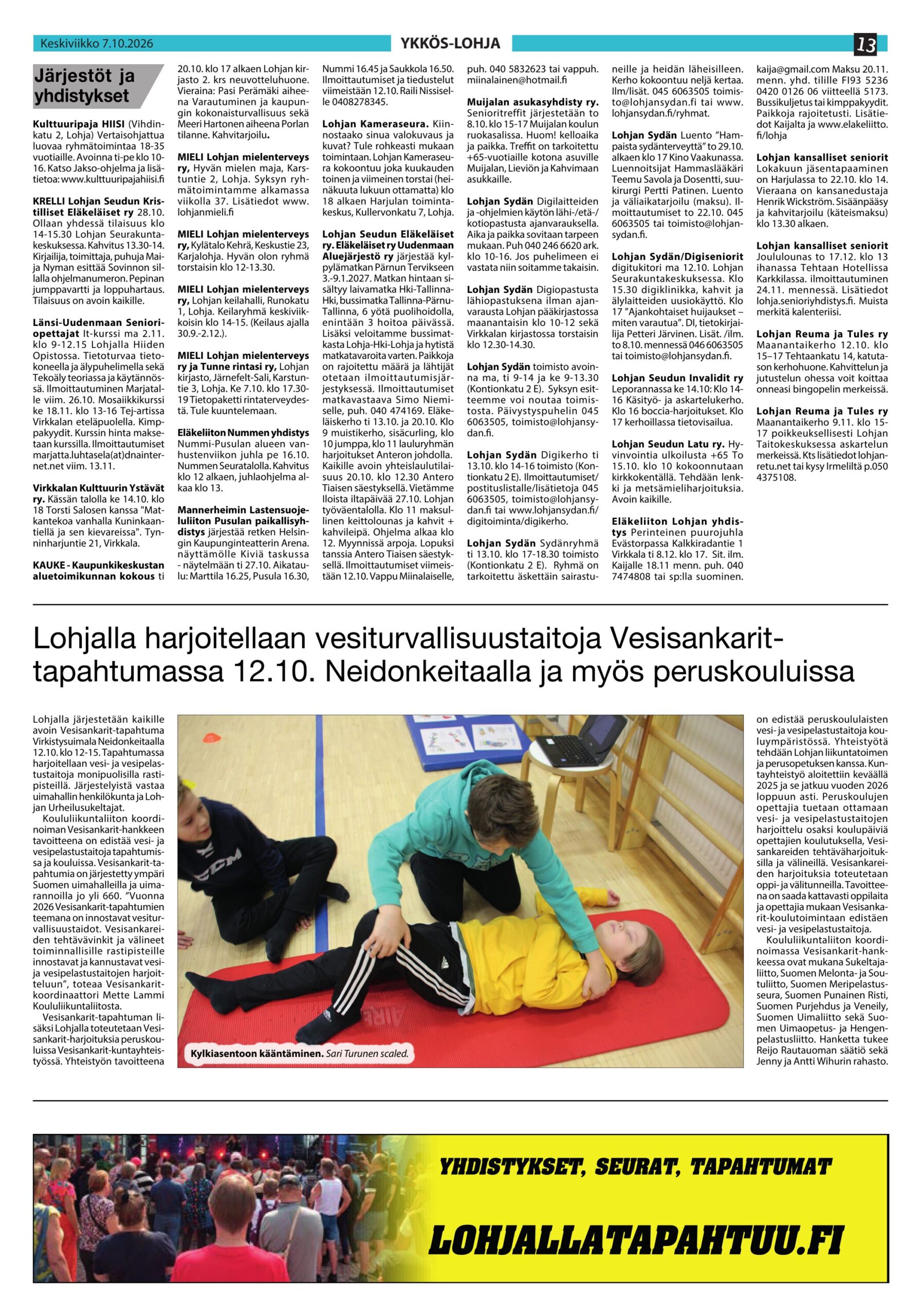 Lohjallatapahtuu.fi