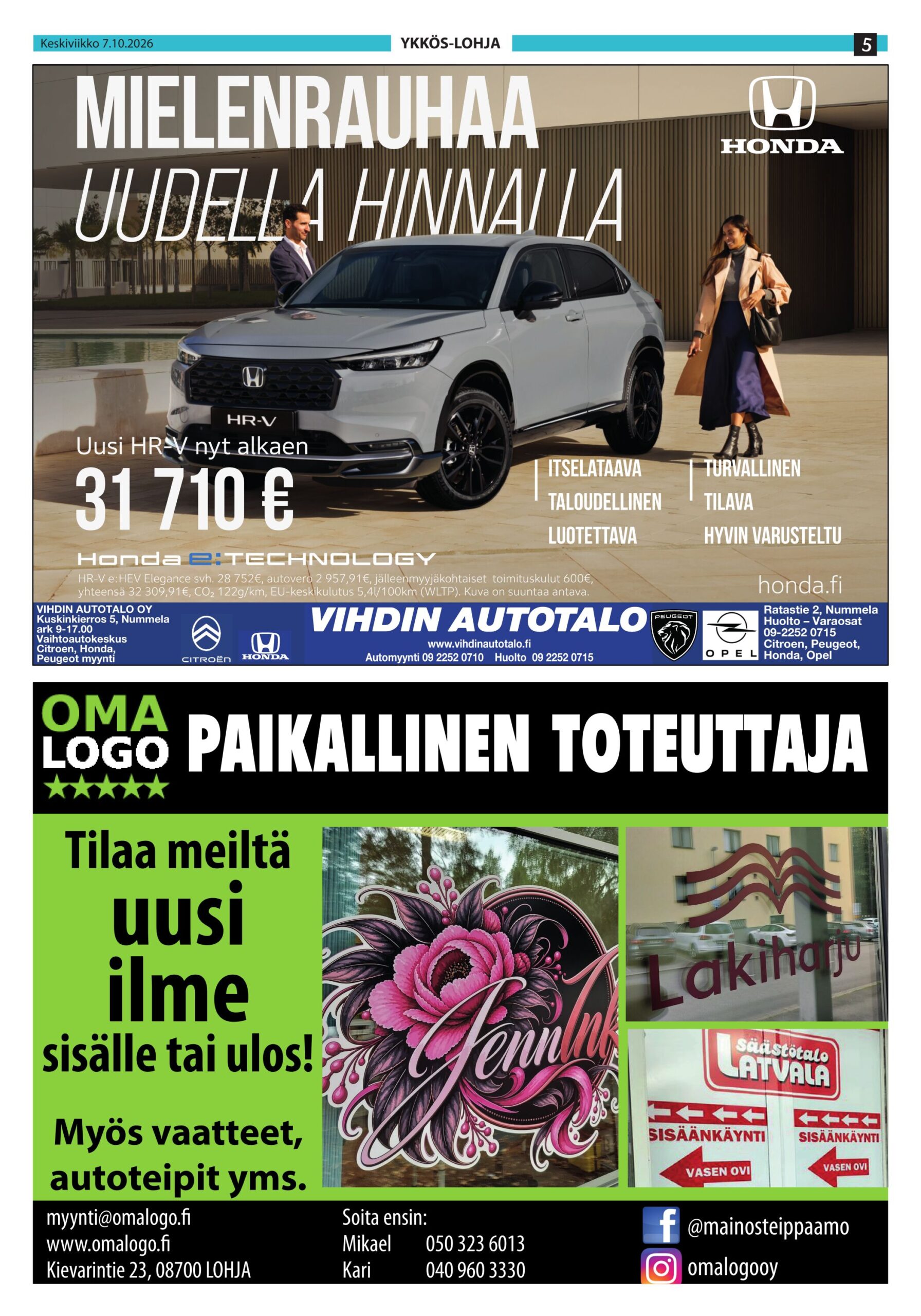 Vihdin Autotalo – Honda HR-V
