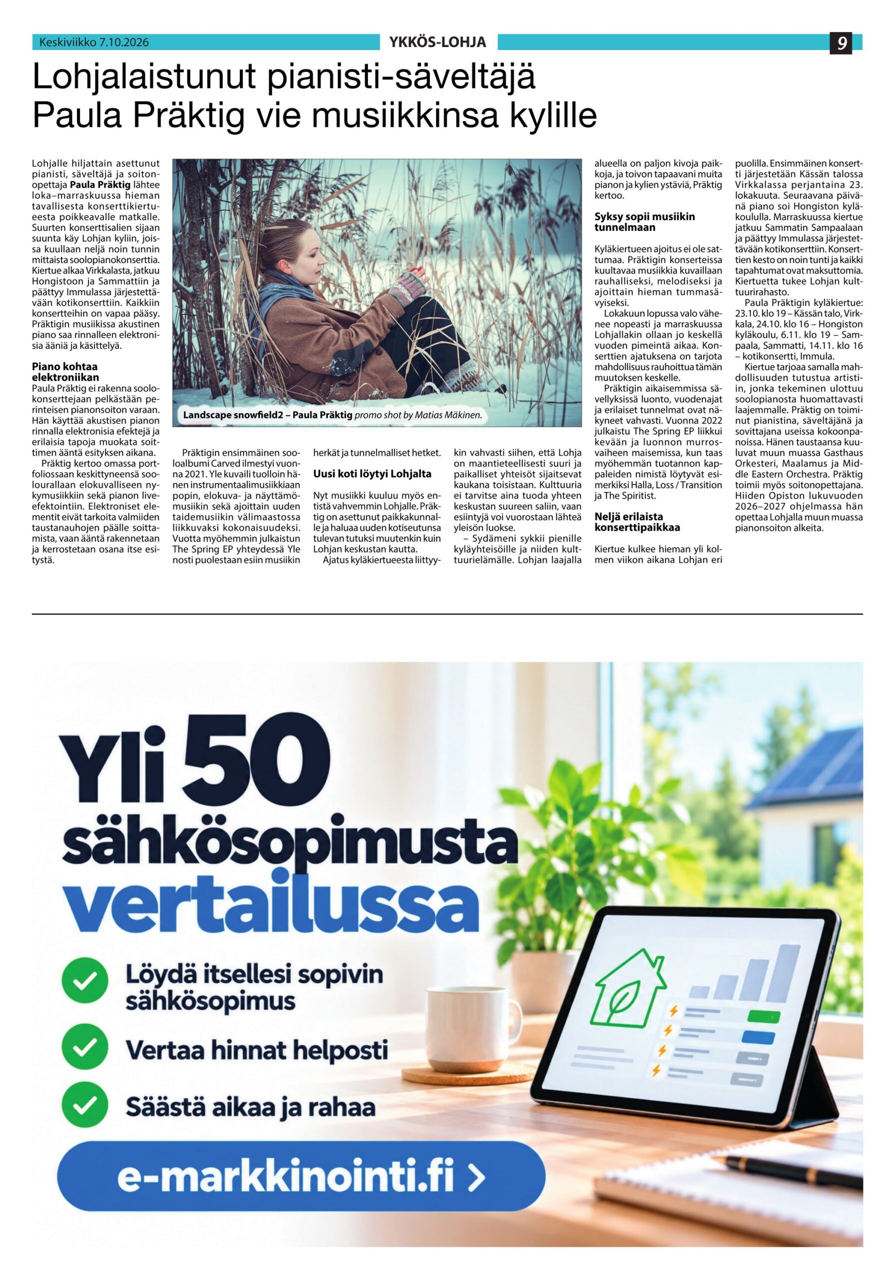 E-markkinointi.fi – sähkösopimusten vertailu