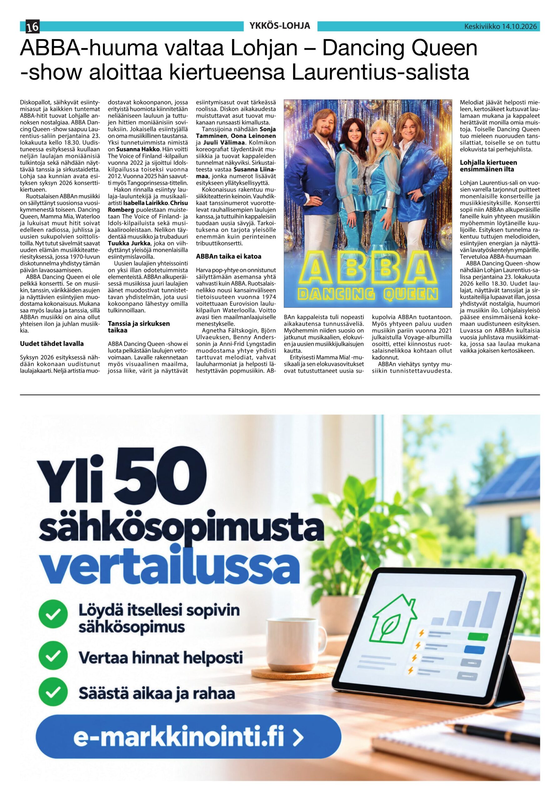 E-markkinointi.fi – sähkösopimusten vertailu