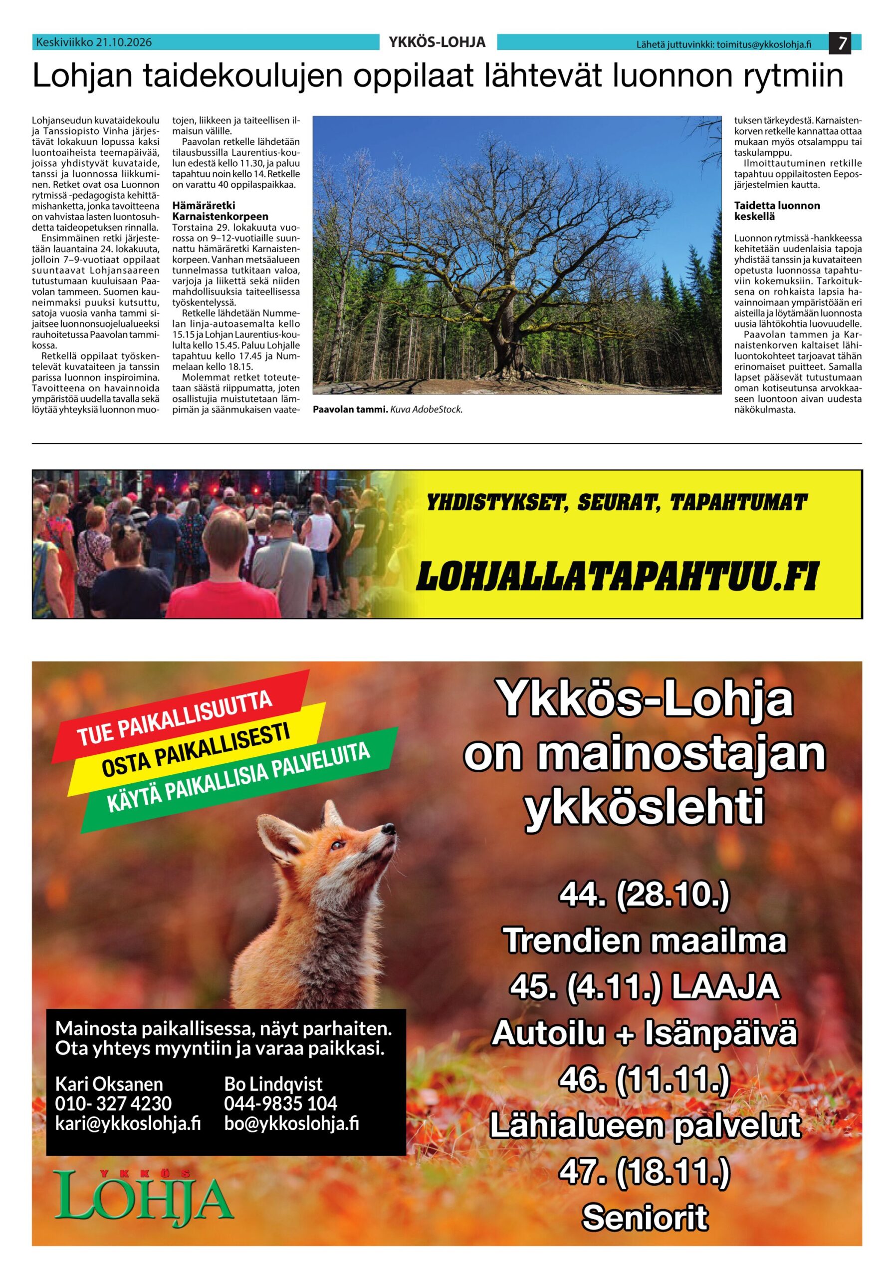 Lohjallatapahtuu.fi