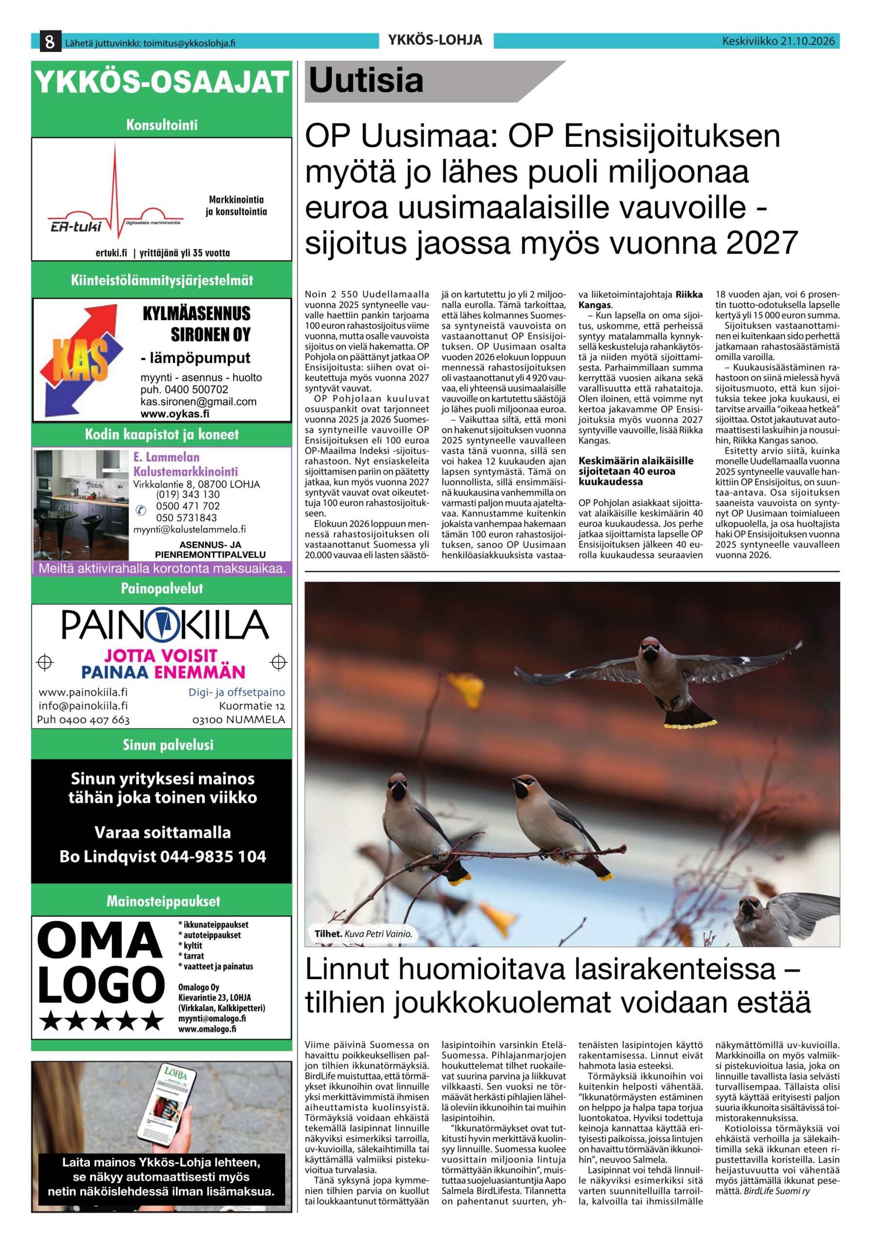ER-tuki – markkinointi ja konsultointi